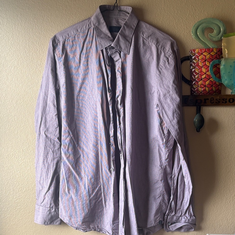 Pal Zileri Lavender Dress Shirt